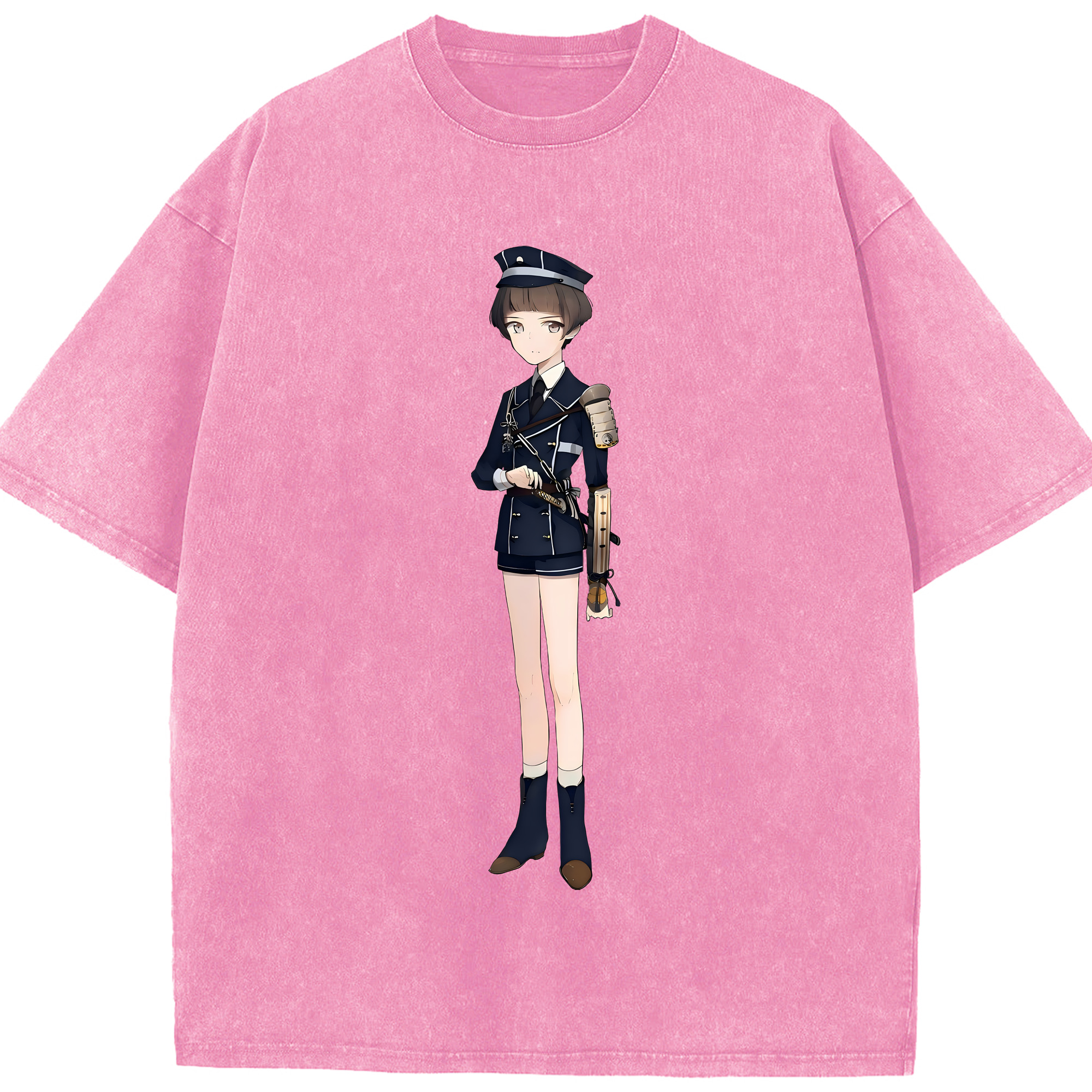 （画像用） 刀剣乱舞 Touken Ranbu 綿100% ヴィンテージ風 半袖Tシャツ（フロントプリント）